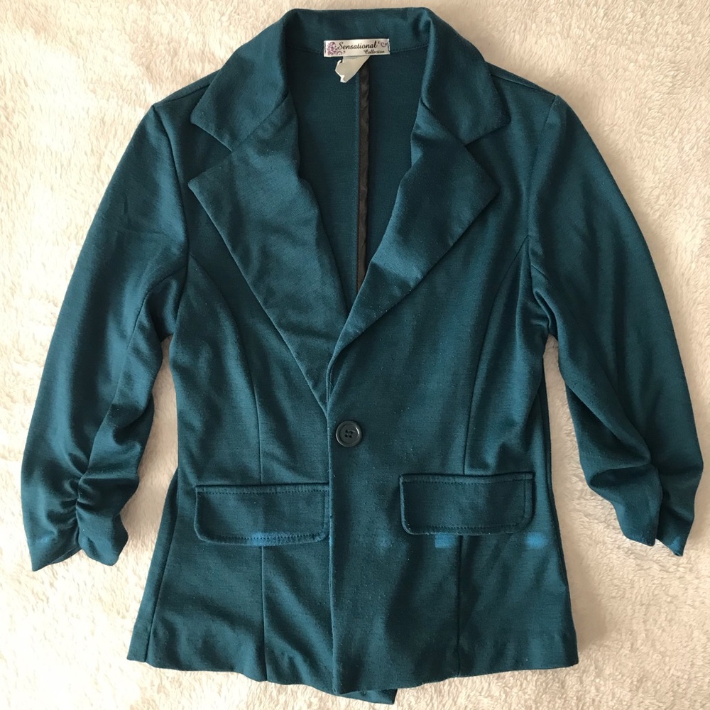 Super cute turquoise blazer